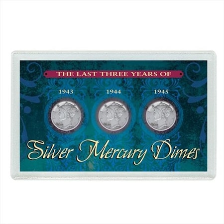 American Coin Treasures 633 Last Three Years Of Silver Mercury Dimes